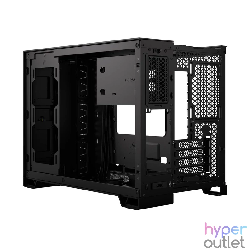 Corsair 2500D Airflow Tempered Glass Black gépház
