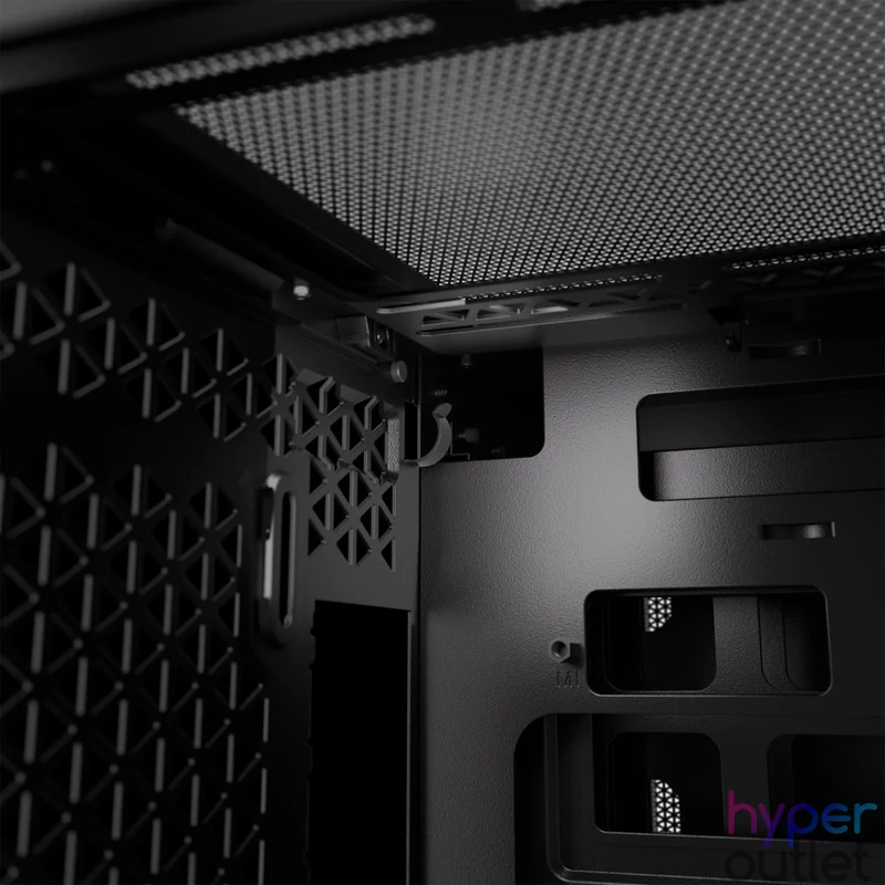 Corsair 2500D Airflow Tempered Glass Black gépház