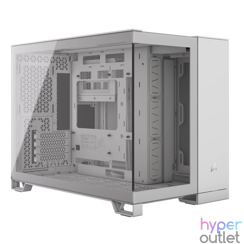 Corsair 2500X Tempered Glass White gépház