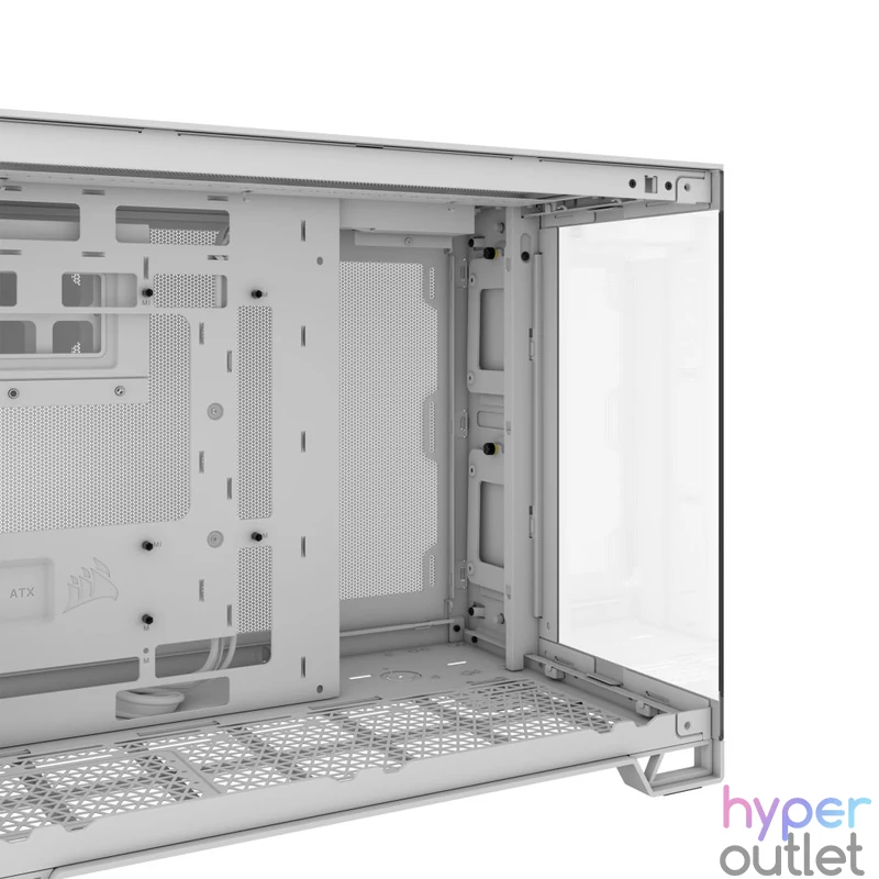 Corsair 2500X Tempered Glass White gépház