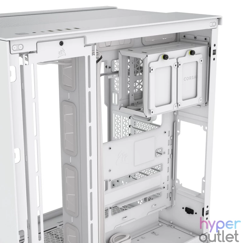 Corsair 6500D Airflow Tempered Glass White gépház