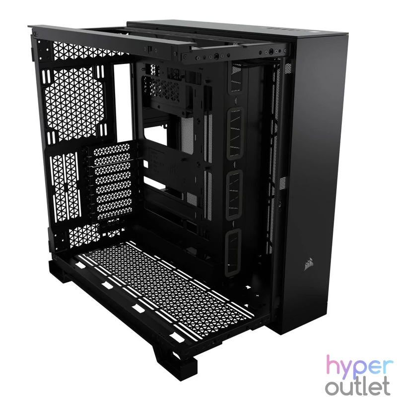 Corsair 6500D Airflow Tempered Glass Black gépház