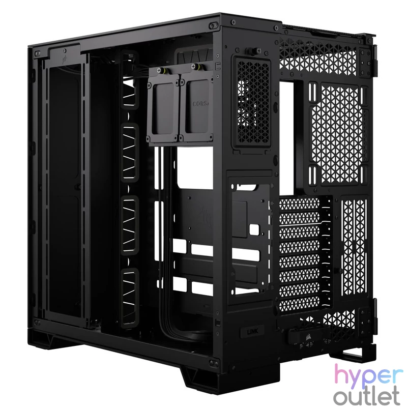 Corsair 6500X Tempered Glass Black gépház