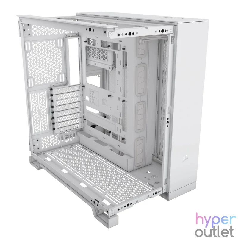 Corsair 6500X Tempered Glass White gépház