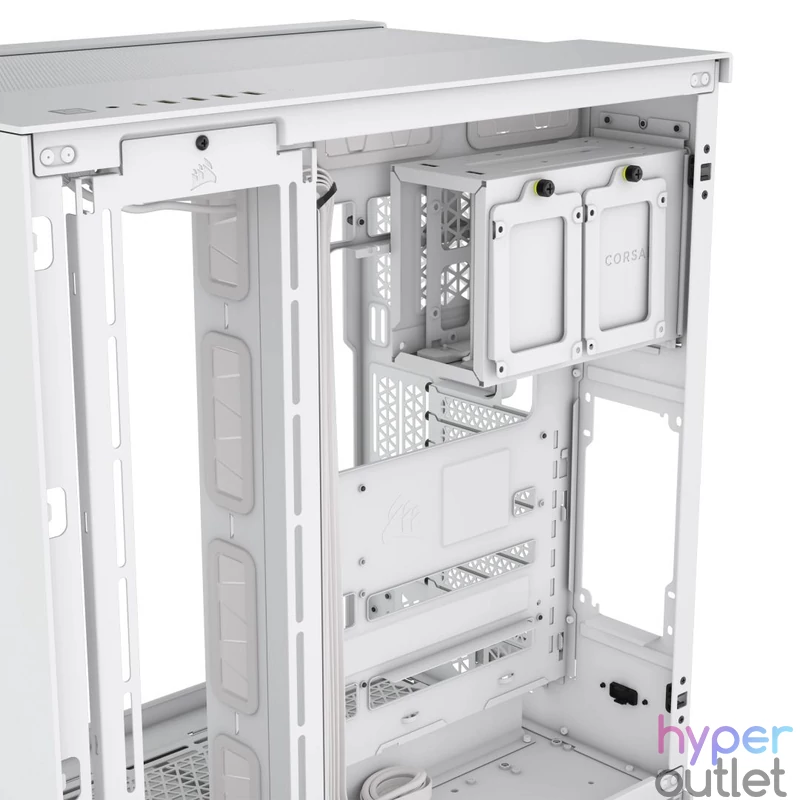 Corsair 6500X Tempered Glass White gépház