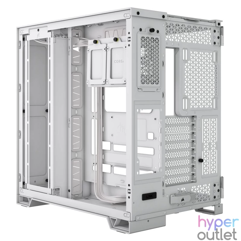 Corsair 6500X Tempered Glass White gépház