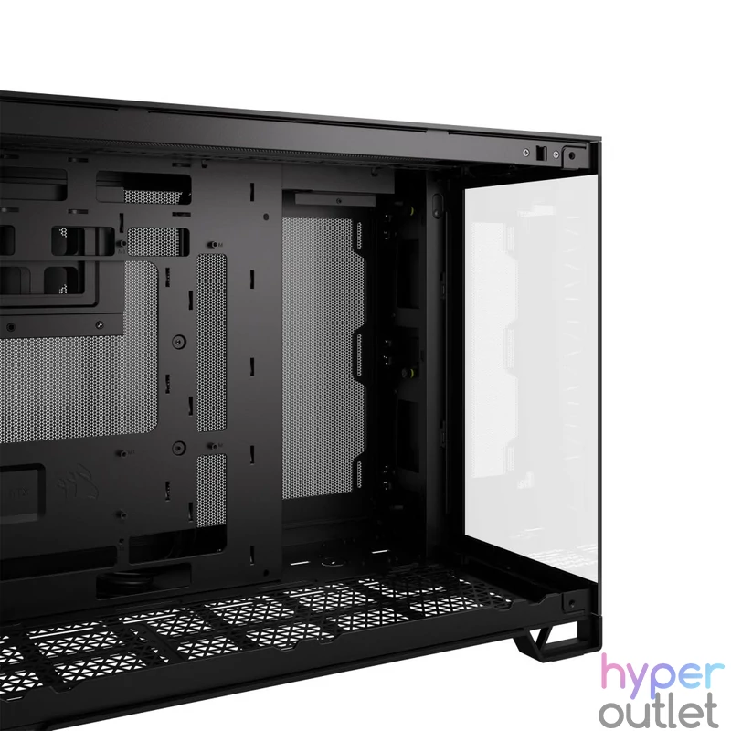 Corsair 2500X Tempered Glass Black gépház