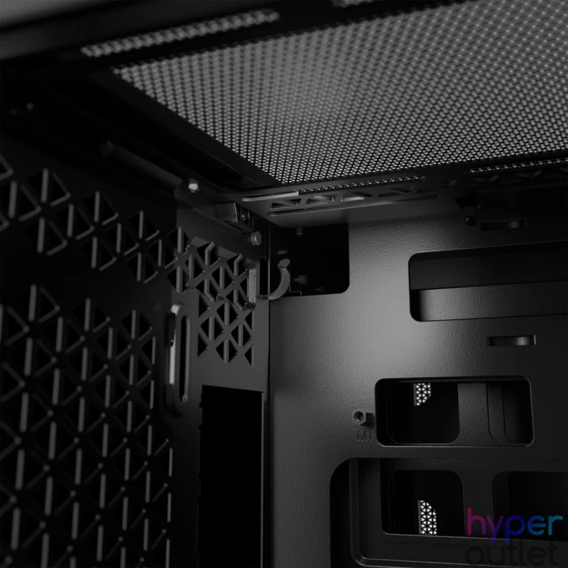 Corsair 2500X Tempered Glass Black gépház