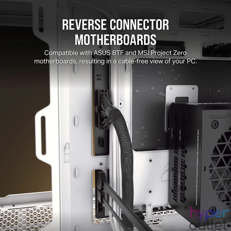 Corsair iCUE LINK 2500X RGB Micro ATX Dual Chamber Tempered Glass White gépház