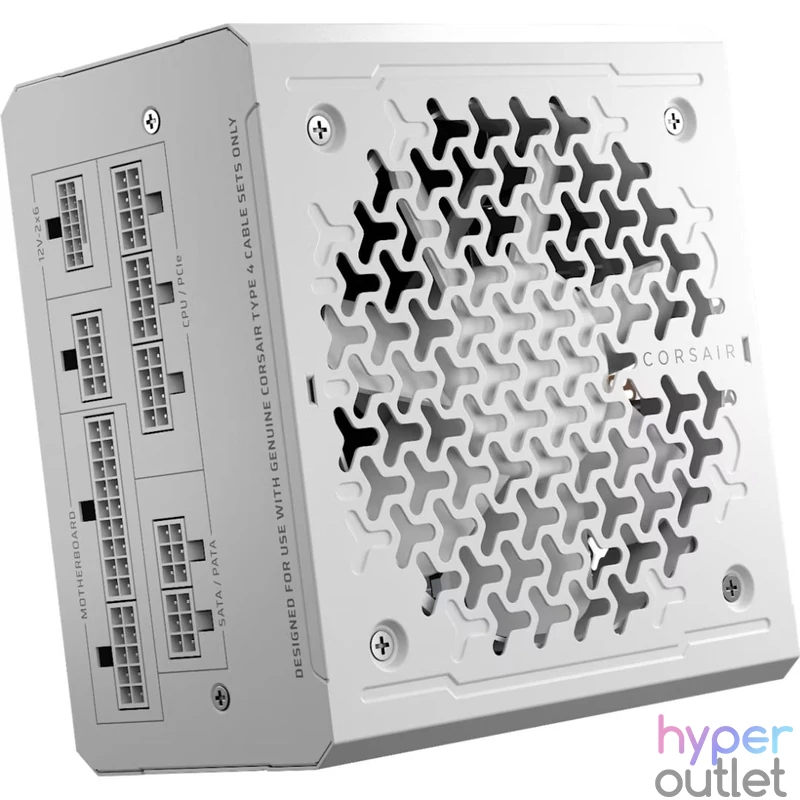 Corsair 1000W 80+ Gold RM1000e (2025) White tápegység