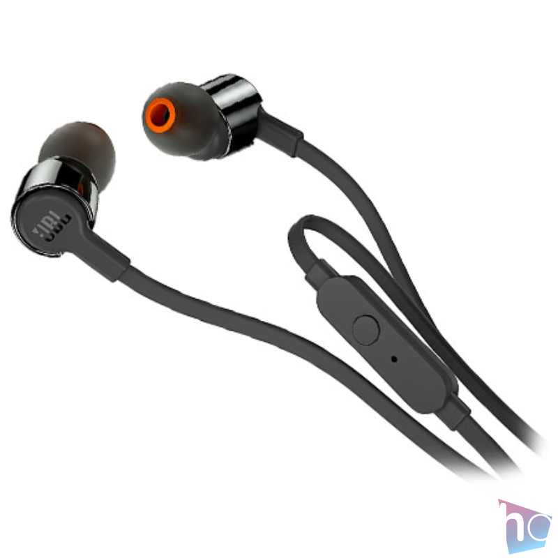 T210 fekete mikrofonos vezetékes headset - fülhallgató