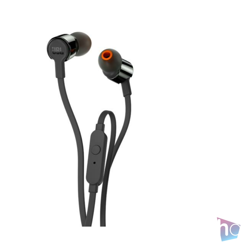 T210 fekete mikrofonos vezetékes headset - fülhallgató