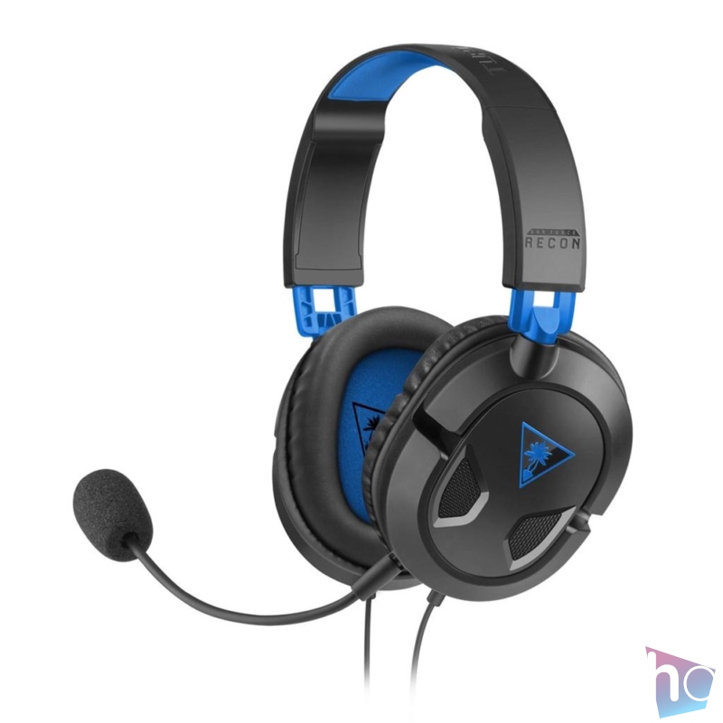 Ear Force Recon 50P PS4 fekete-kék headset, fejhallgató