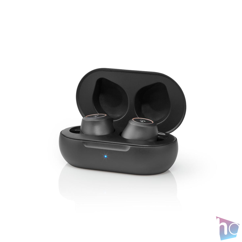 HPBT3050BK fekete, true wireless, teljesen vezeték nélküli fülhallgató töltőtokkal, mikrofonnal