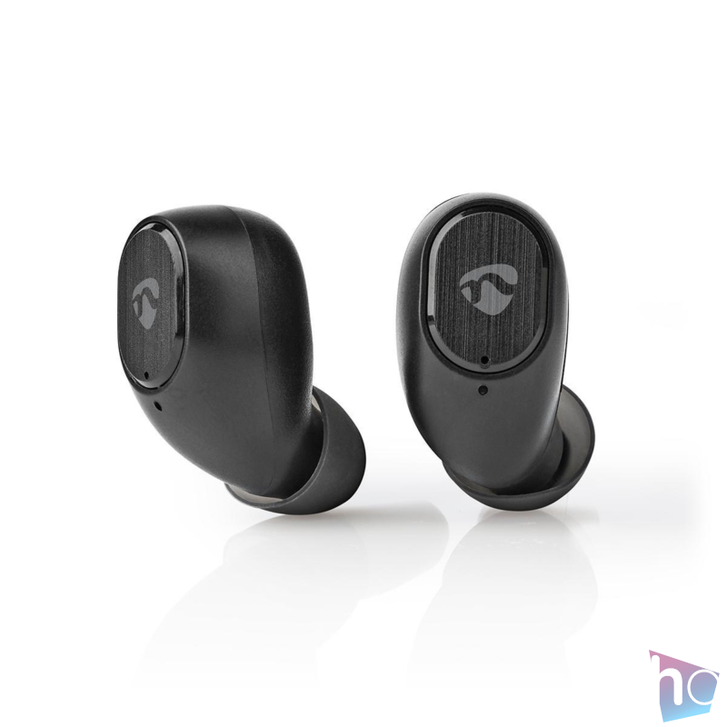 HPBT3053BK fekete, true wireless, teljesen vezeték nélküli fülhallgató töltőtokkal, mikrofonnal