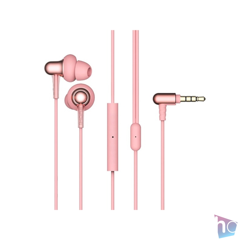 1MORE E1025 Stylish kettős meghajtós mikrofonos hallójárati rózsaszín fülhallgató