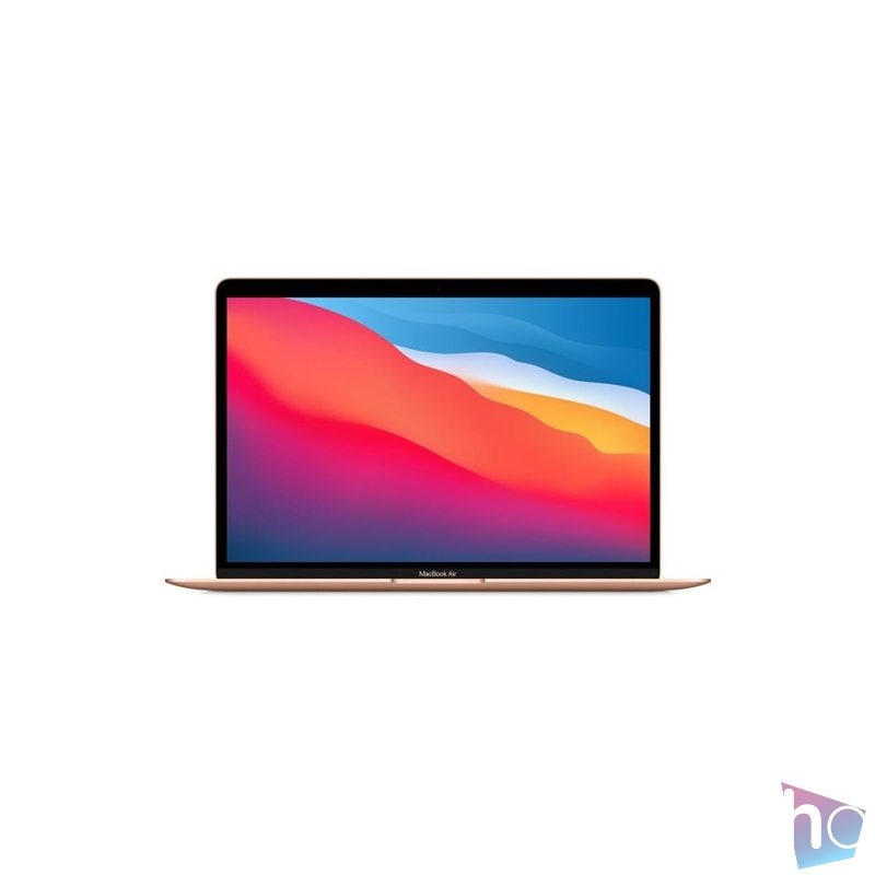 Apple MacBook Air 13" Retina/M1 chip nyolc magos CPU és GPU/8GB/512GB SSD/arany laptop