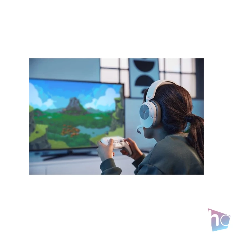 Corsair HS55 vezeték nélküli fehér gamer headset