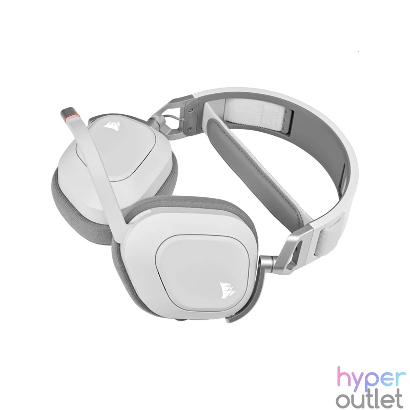 Corsair HS80 RGB vezeték nélküli fehér gamer headset