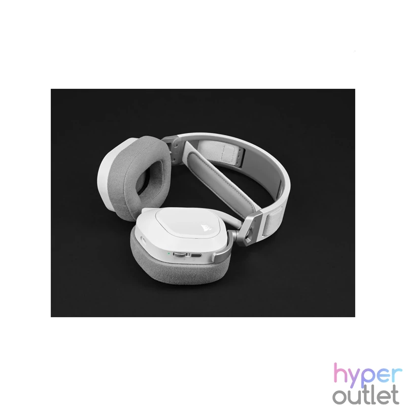 Corsair HS80 RGB vezeték nélküli fehér gamer headset