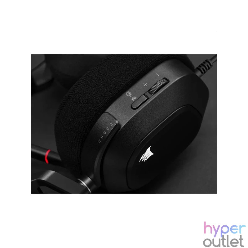 Corsair HS80 RGB USB 7.1 fekete gamer headset