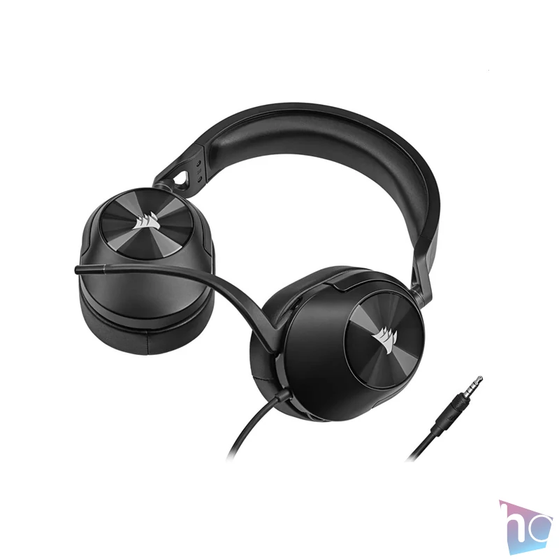 Corsair HS55 Stereo fekete gamer headset