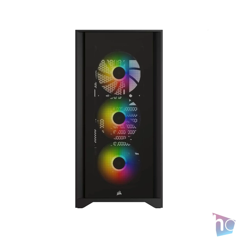 CORSAIR iCUE 4000X RGB fekete számítógépház
