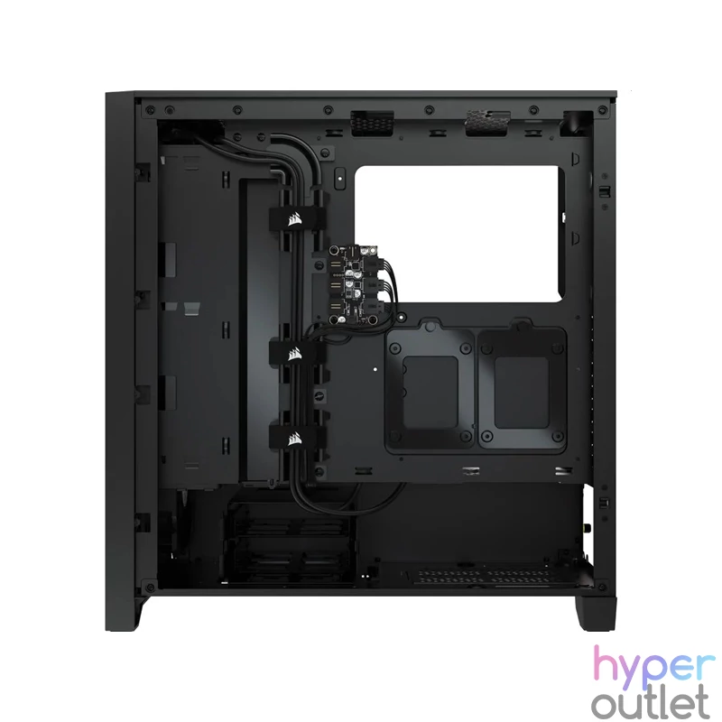 CORSAIR iCUE 4000X RGB fekete számítógépház