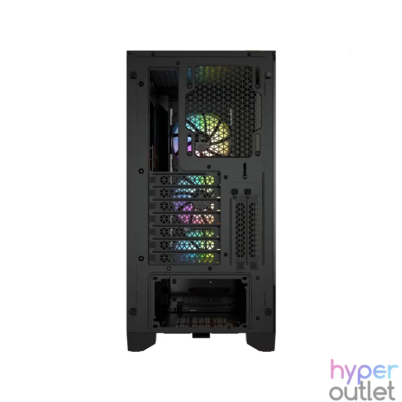 CORSAIR iCUE 4000X RGB fekete számítógépház