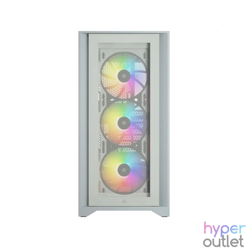 CORSAIR iCUE 4000X RGB fehér számítógépház
