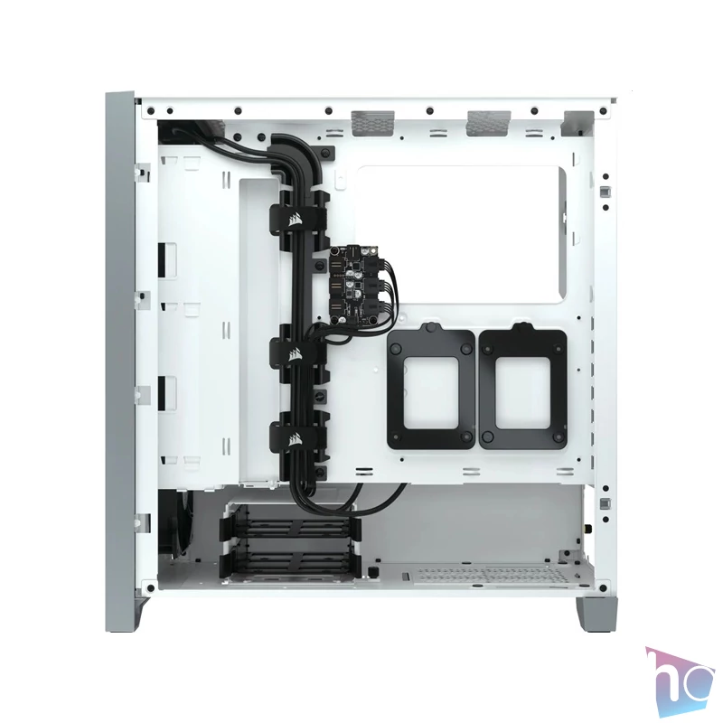 CORSAIR iCUE 4000X RGB fehér számítógépház