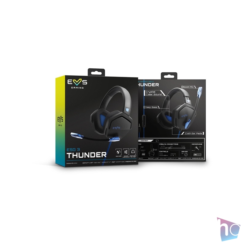 Energy Sistem EN 453177 ESG 3 Blue Thunder kék gamer headset