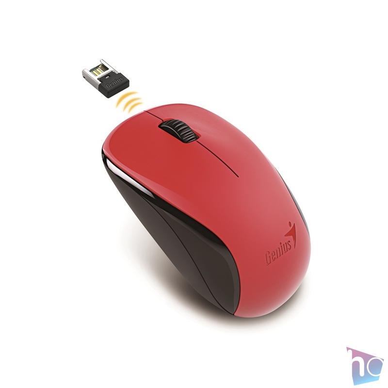 Genius Nx-7000 USB piros vezeték nélküli egér