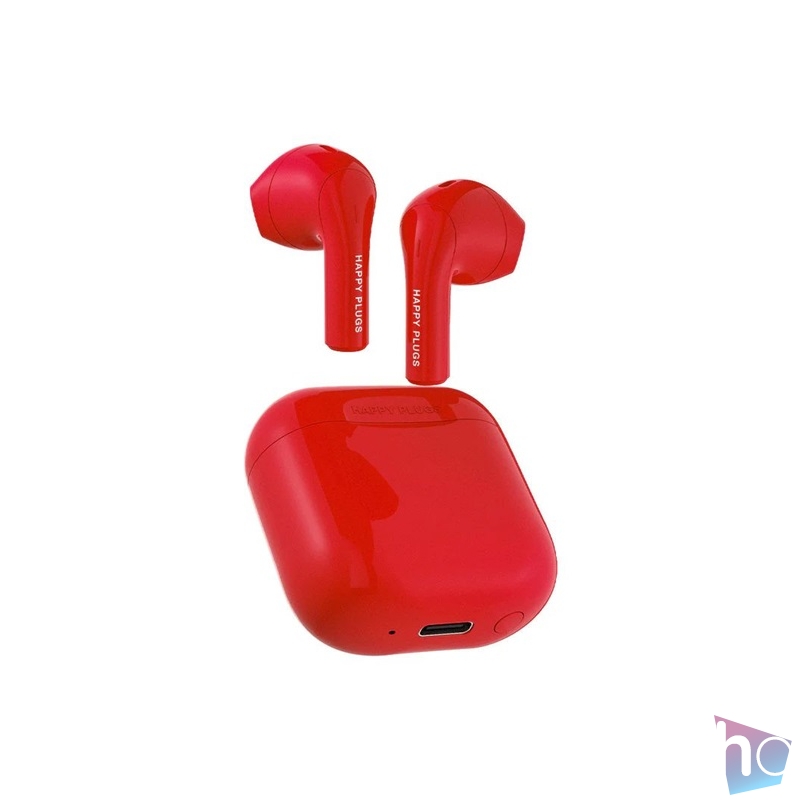Happy Plugs "JOY" piros Bluetooth True Wireless fülhallgató