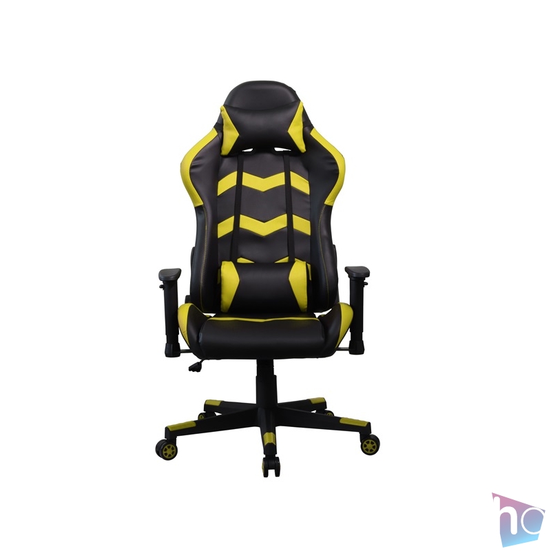 Iris GCH203BC fekete / citromsárga gamer szék
