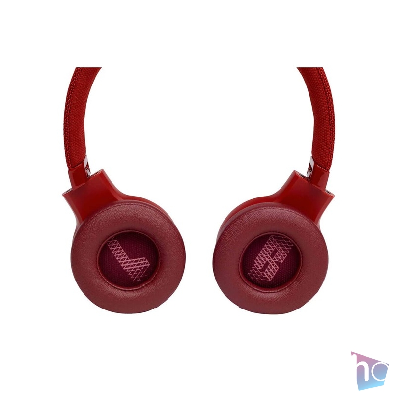 JBL LIVE 400 Bluetooth mikrofonos piros fejhallgató