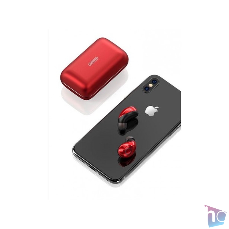 Joyroom JR-T07 Metal True Wireless Bluetooth piros fülhallgató