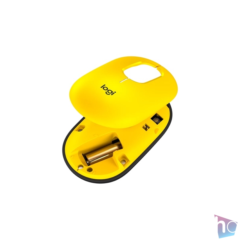 Logitech POP with emoji vezeték nélküli sárga egér