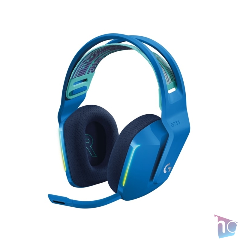 Logitech G733 Lightspeed Wireless RGB kék gamer headset