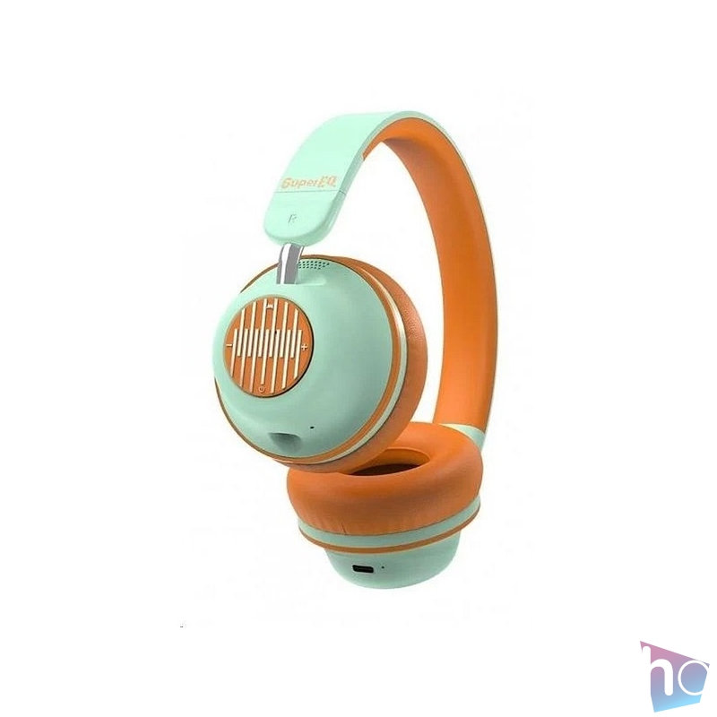 OneOdio S2 ANC aktív zajszűrős Bluetooth narancs-zöld fejhallgató