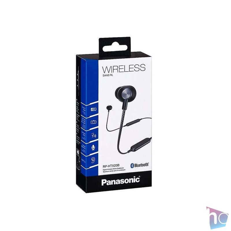 Panasonic RP-HTX20BE-K Ergofit Bluetooth fekete fülhallgató