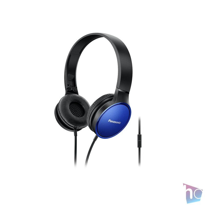 Panasonic RP-HF300ME-A mikrofonos fekete-kék fejhallgató