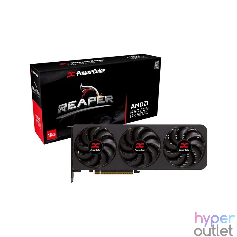 PowerColor Reaper AMD RX 9070 16GB GDDR6 256bit PCIe videókártya