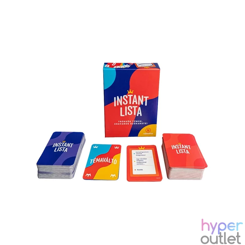 Instant lista társasjáték