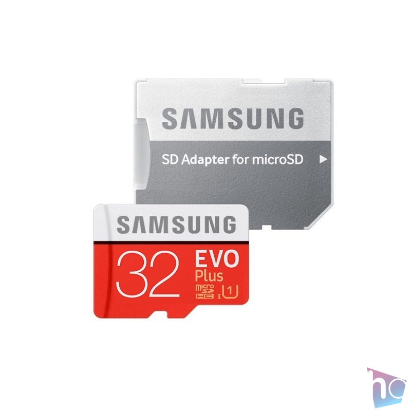 Samsung 32GB SD micro EVO Plus (SDXC Class10) (MB-MC32GA/EU) memória kártya adapterrel