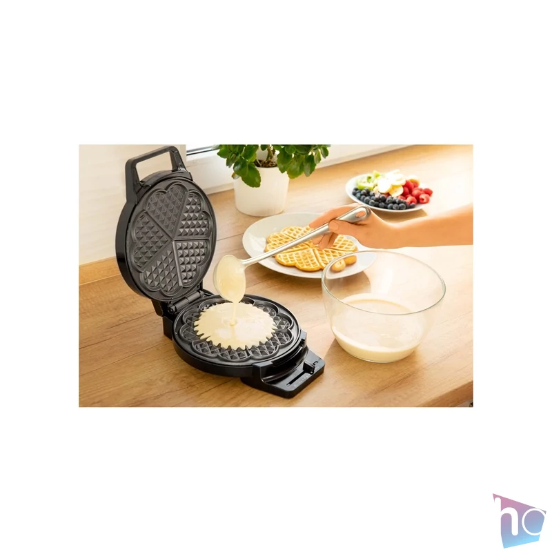 Sencor SWF 1010BK inox-fekete gofrisütő