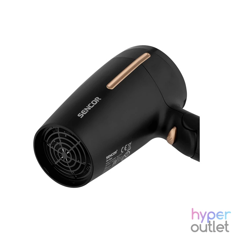 Sencor SHD 0045BK fekete kompakt hajszárító