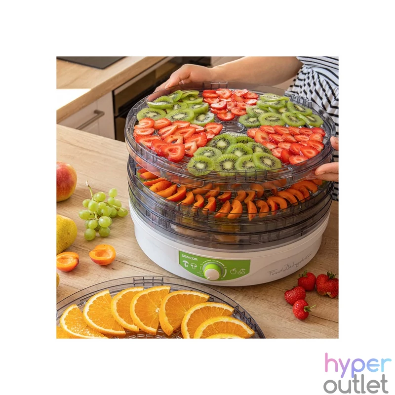 Sencor SFD 2105WH fehér-zöld gyümölcsaszaló