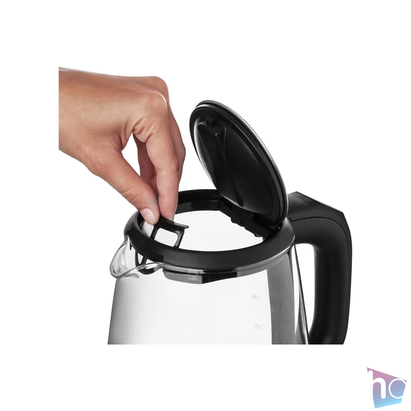 Sencor SWK 2090BK 2L-es inox-fekete üveg vízforraló