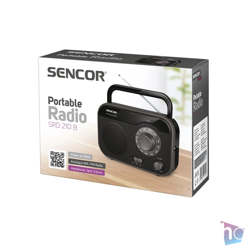 Sencor SRD 210 B hordozható rádió
